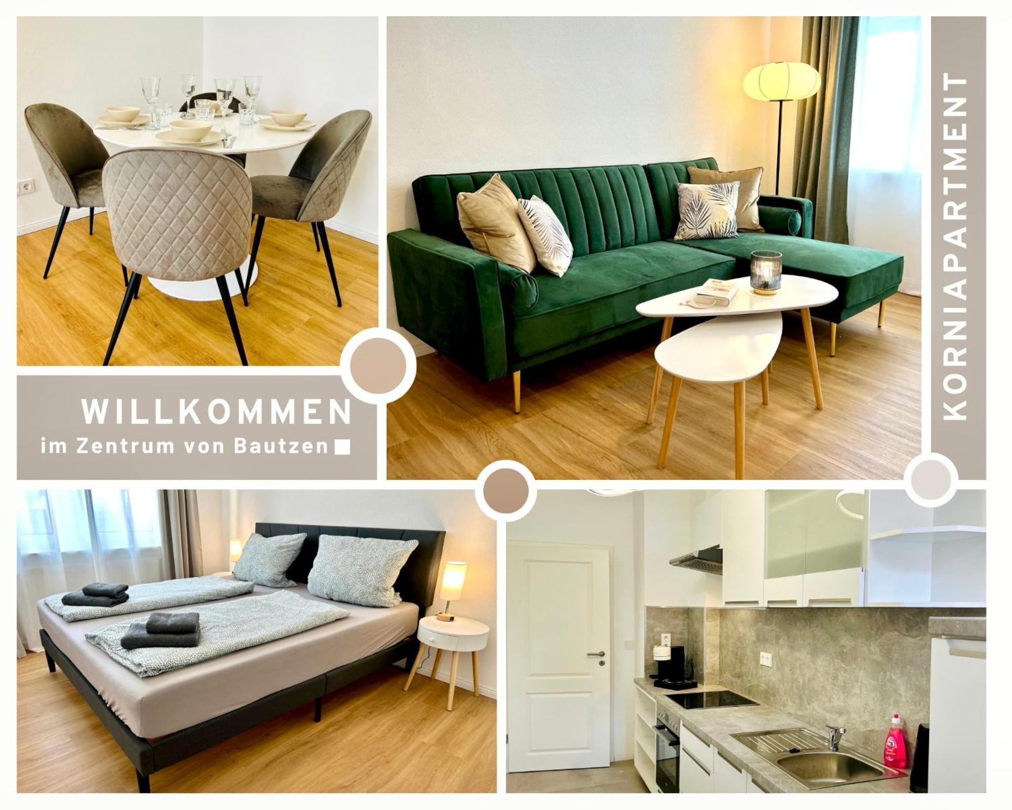 Korniapartment Zentrum 2 Schlafzimmer Stellplatz Bautzen Exteriör bild